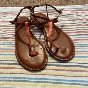 Leather sandals